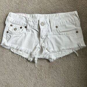 True Religion Joey Cut Off Shorts